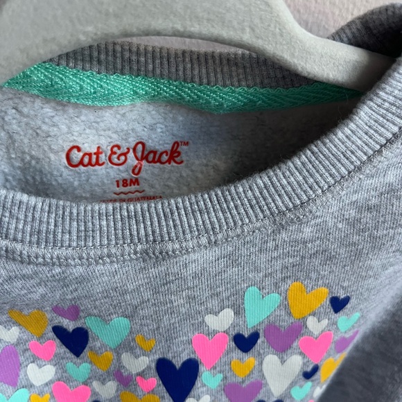 Set of 3 | Carter and Cat & Jack Sweatshirt Bundle | 18 months - Picture 3 of 12